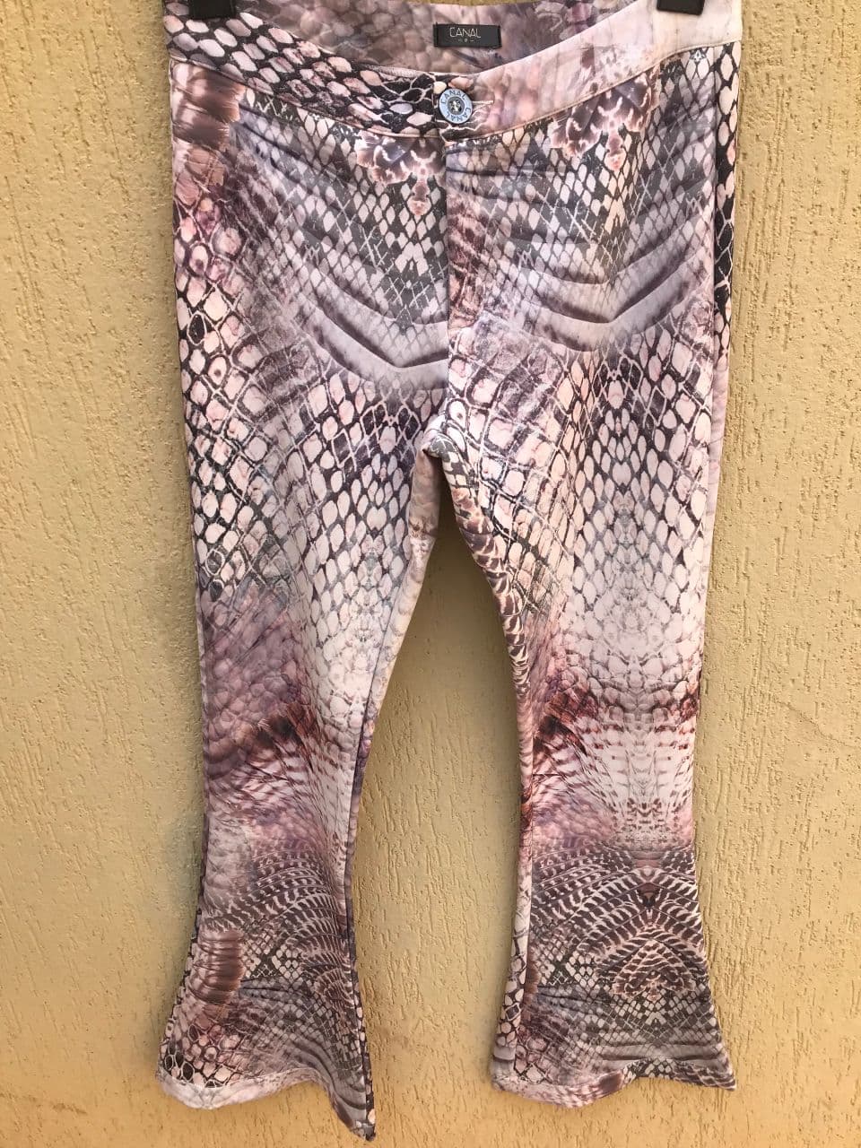 Calça Com Estampa Geométrica Da Canal